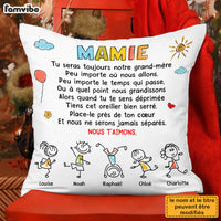 Personalized Gift For Grandma French Mamie Doodle Pillow 30169 thumb 1