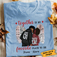 Personalized BWA Couple T Shirt AG261 85O34 thumb 1