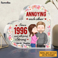 Personalized Annoying Each Other Couple Acrylic Plaque thumb 1