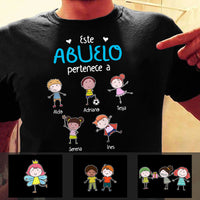 Personalized Abuela Papá Grandpa Dad Spanish T Shirt AP231 73O58 thumb 1