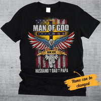 Personalized Dad Grandpa Man Of God T Shirt JN22 95O34 thumb 1