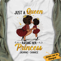 Personalized BWA Mom Queen T Shirt AG52 85O34 thumb 1