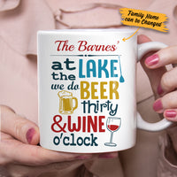 Personalized Lake Beer Wine Mug SJN276 85O34 thumb 1