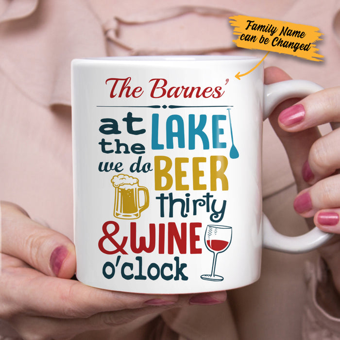 Personalized Lake Beer Wine Mug SJN276 85O34 1