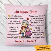 Personalized German Grandma Mom Oma Mama Pillow AP73 29O47 (Insert Included) thumb 1