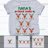 Personalized Grandma Reindeer Christmas T Shirt OB123 95O47 thumb 1