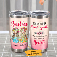 Personalized Girl Friends Besties Forever Steel Tumbler AG51 67O36 thumb 1