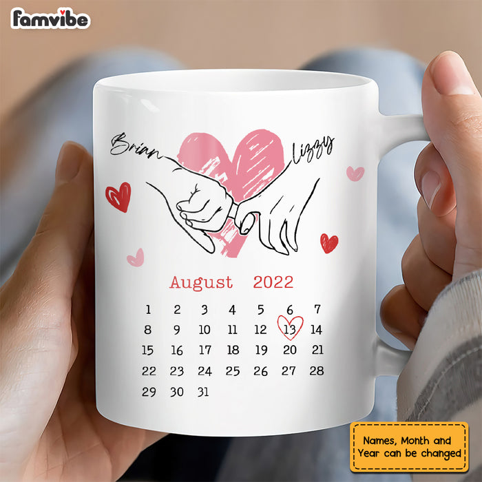 Personalized Couple Anniversary Mug JN281 85O31 1