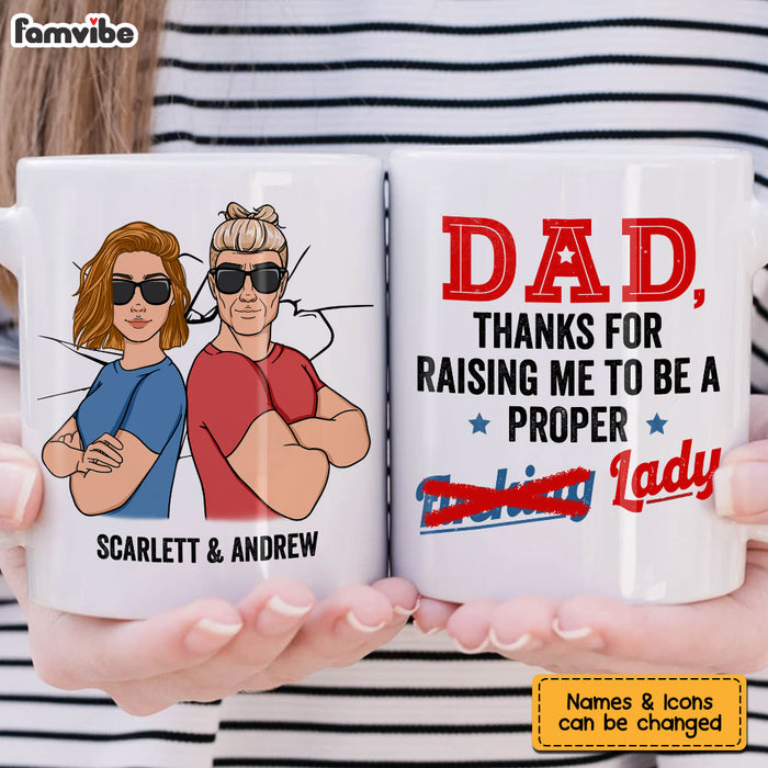 Personalized Gift Dad Thanks For Raising Me Mug 25202 1