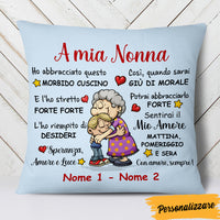 Personalized Italian Grandma Nonna Nipote Pillow AP221 29O47 (Insert Included) thumb 1