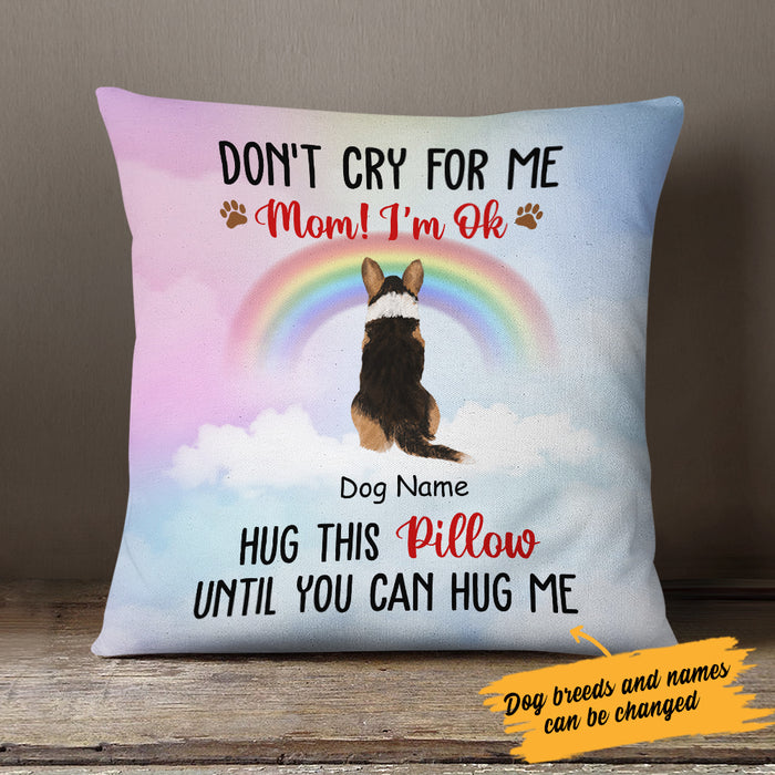 Personalized Memorial Dog Mom Pillow  DB267 81O34 (Insert Included) 1