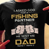 Personalized Fishing  Partner Dad Grandpa T Shirt MR231 65O34 1