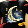 Personalized Dad Love You To The Moon And Back T Shirt MY42 67O58 1