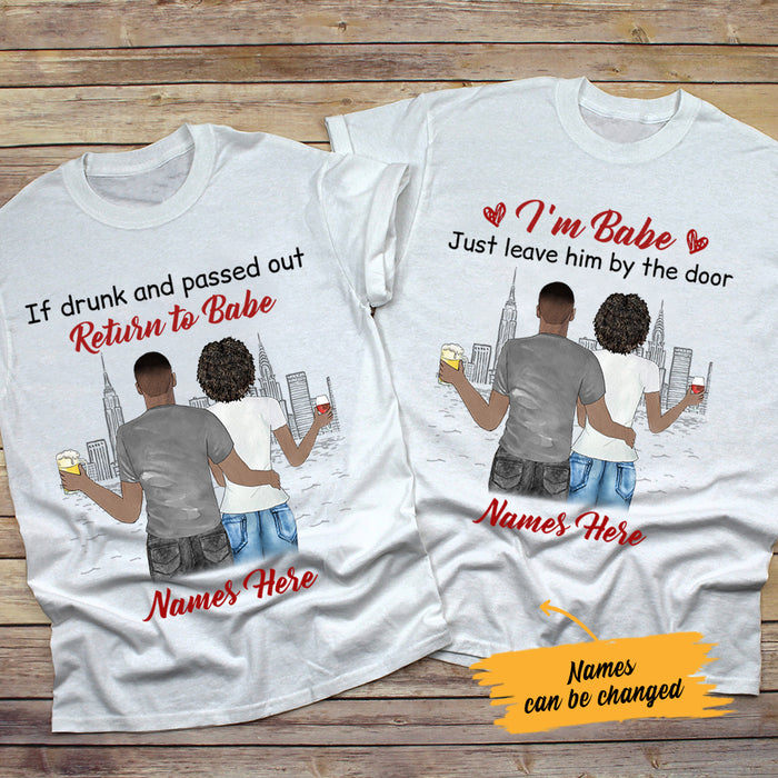 Personalized Return To Babe BWA Couple T Shirt SB114 85O34 1