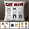 Personalized Cat Mom Pillow FB61 73O47 (Insert Included) thumb 1