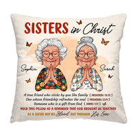 Personalized Gift For Friend Sister In Christ Pillow 31394 thumb 1