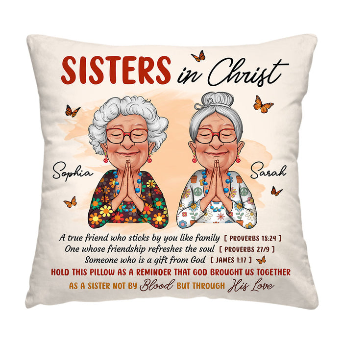 Personalized Gift For Friend Sister In Christ Pillow 31394 1
