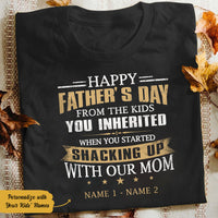 Personalized Step Dad  T Shirt MY212 95O58 thumb 1