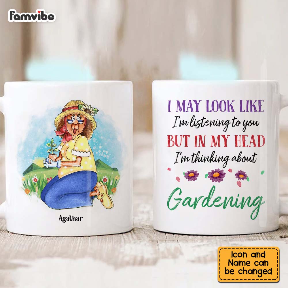 Personalized Gardening Grandma Mug 25605 Primary Mockup