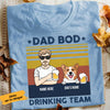 Personalized Dog Dad Grandpa Drinking Team T Shirt MY141 95O58 1