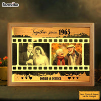 Personalized Couples Gift Upload Photo Together  Since Picture Frame Light Box 31492 thumb 1