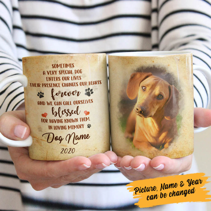 Personalized Dog Memorial In Loving Memory MDF Mug NB112 99O60 1