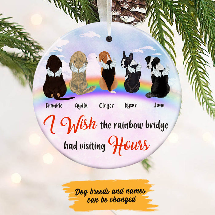 Personalized Dog Memorial Rainbow  Ornament NB25 99O60 1