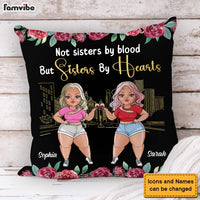 Personalized Gift For Friends Sisters By Hearts Pillow 30777 thumb 1