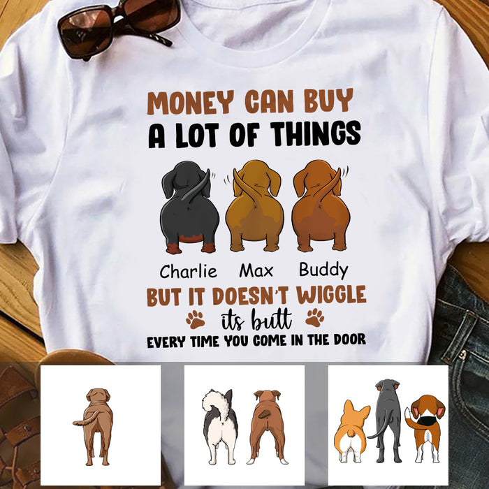 Personalized Dog Wiggle Butt T Shirt OB92 81O34 1