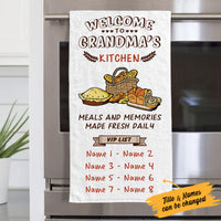 Personalized Welcome To Grandma Kitchen Towel DB121 29O53 thumb 1