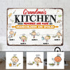 Personalized Kitchen Mom Grandma Metal Sign JL121 26O36 1
