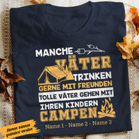 Personalized Dad Camping  Papa Opa German T Shirt AP1412 30O58 thumb 1