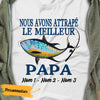 Personalized French Grand-père Fishing Grandpa T Shirt AP93 65O36 1