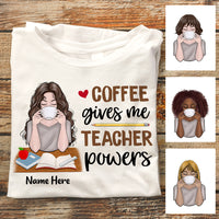 Personalized Teacher Coffee T Shirt JN82 26O47 thumb 1
