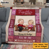 Personalized Together Since Couple Love Blanket 30698 1