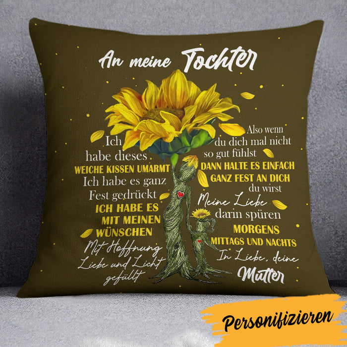 Personalized Mom Grandma German Mama Oma Tree Pillow AP84 95O60 (Insert Included) 1