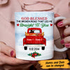 Personalized Love Couple Red Truck Christmas Mug OB171 87O47 1