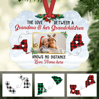Personalized Grandma Long Distance MDF Benelux Ornament NB121 87O47 thumb 1