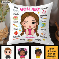 Personalized Gift For Granddaughter You Are Affirmation Pillow 32251 thumb 1