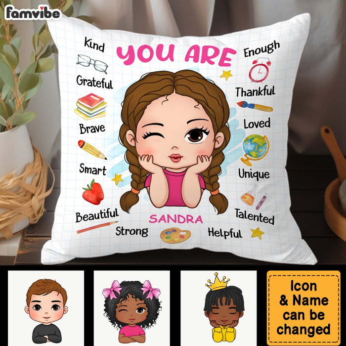 Personalized Gift For Granddaughter You Are Affirmation Pillow 32251 1