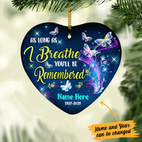 Personalized Butterfly Memorial Ornament OB313 87O60 thumb 1