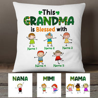 Personalized Grandma Irish St Patrick's Day Pillow FB41 26O53 (Insert Included) thumb 1