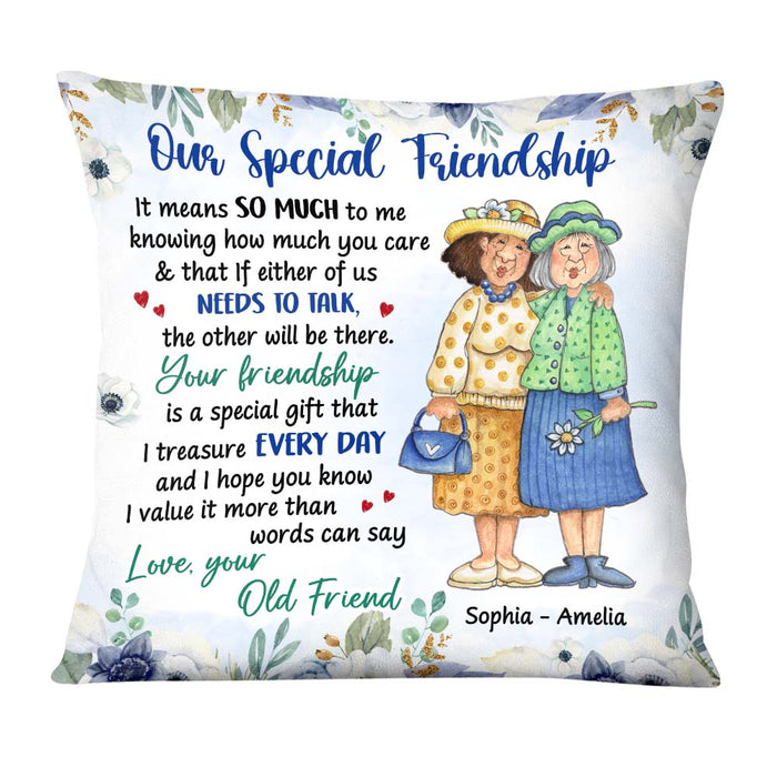 Personalized Gift For Friends Our Friendship Pillow 30209 1