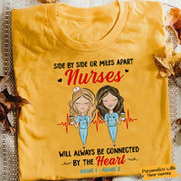 Personalized Nurse Friends Side By Side T Shirt SB31 26O65 thumb 1