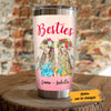 Personalized Girl Friends Besties Forever Steel Tumbler AG51 67O36 1