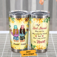Personalized Best Friends Girl Steel Tumbler AG51 27O47 thumb 1