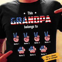 Personalized Grandpa Belongs To T Shirt MY281 30O58 thumb 1