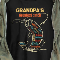Personalized Dad Grandpa Fishing T Shirt MY203 30O58 thumb 1