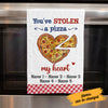 Personalized Pizza My Heart Couple Towel  DB182 67O58 1