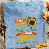 Personalized Mother-in-Law White T Shirt JN151 95O65 thumb 1